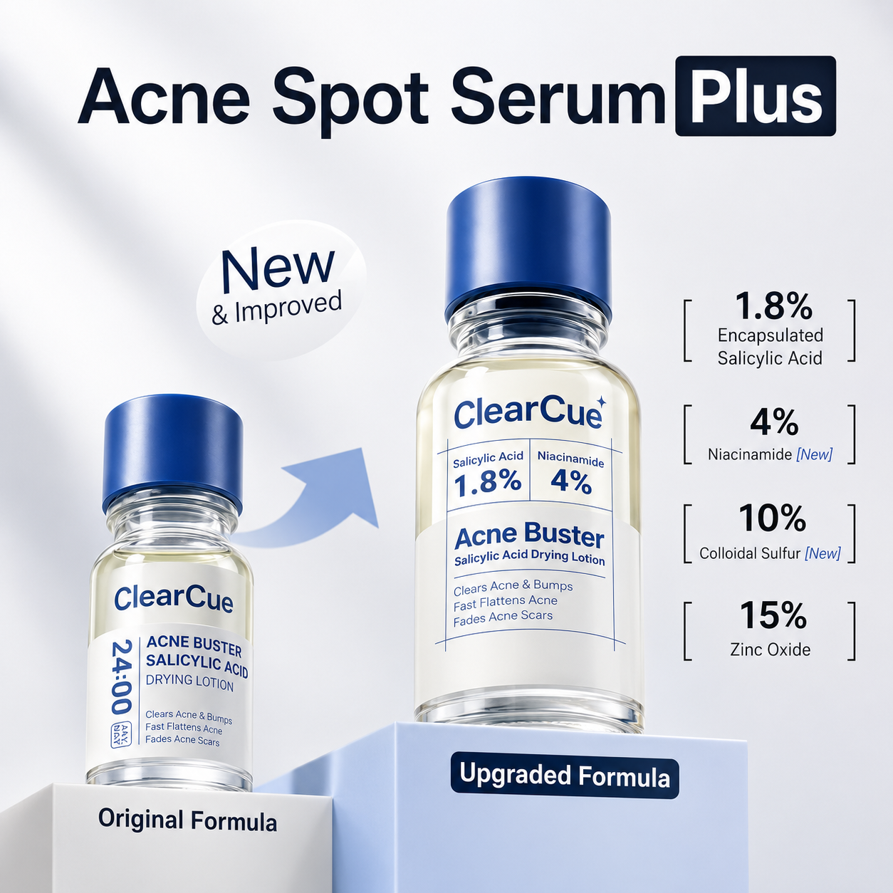 ClearCue acne drying lotion — view 2